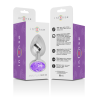 Intense - Plug Anal En Métal Aluminium Avec Cristal Violet Taille M